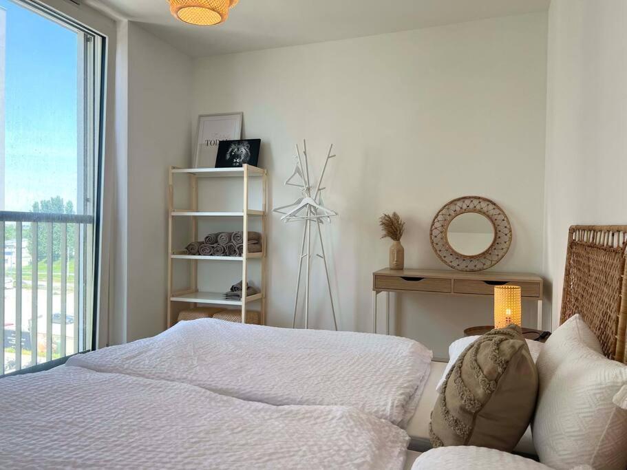 Donaublick Oasis: Stylische Wohnung Wien Eksteriør bilde